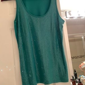COPY - Turquoise sparkly top
